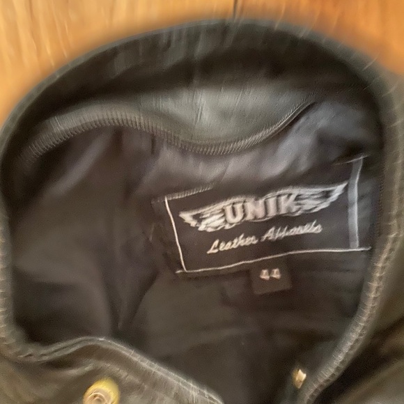 UNIK leather jacket size 44 - Picture 3 of 3